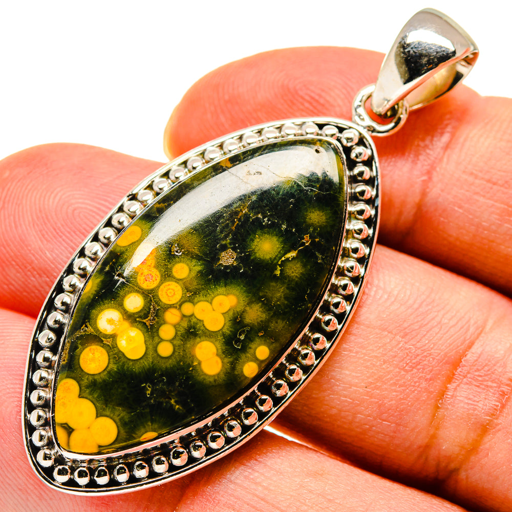 Ocean Jasper Pendants handcrafted by Anasilvercos - PD737773