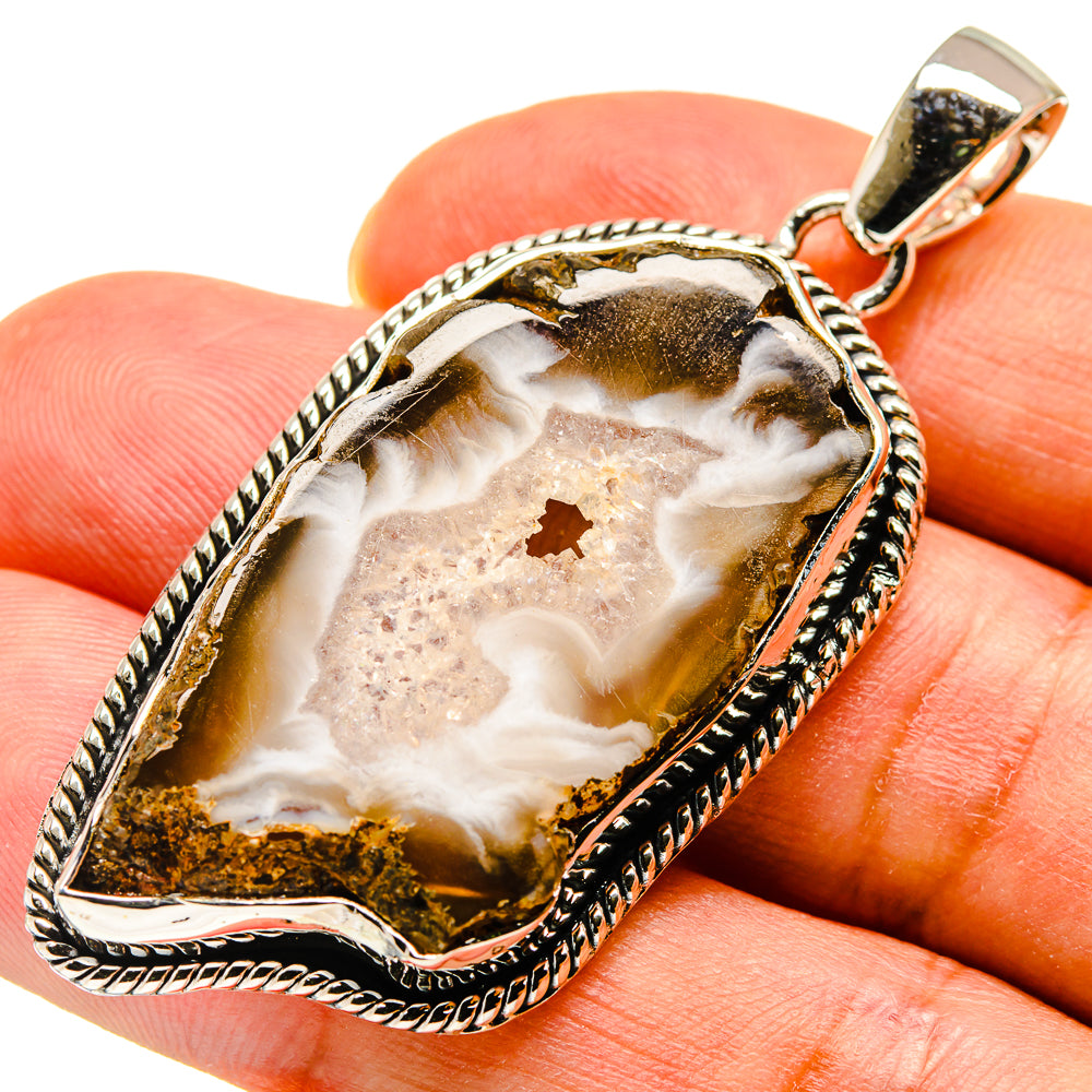 Occo Geode Slice Pendants handcrafted by Anasilvercos - PD737775