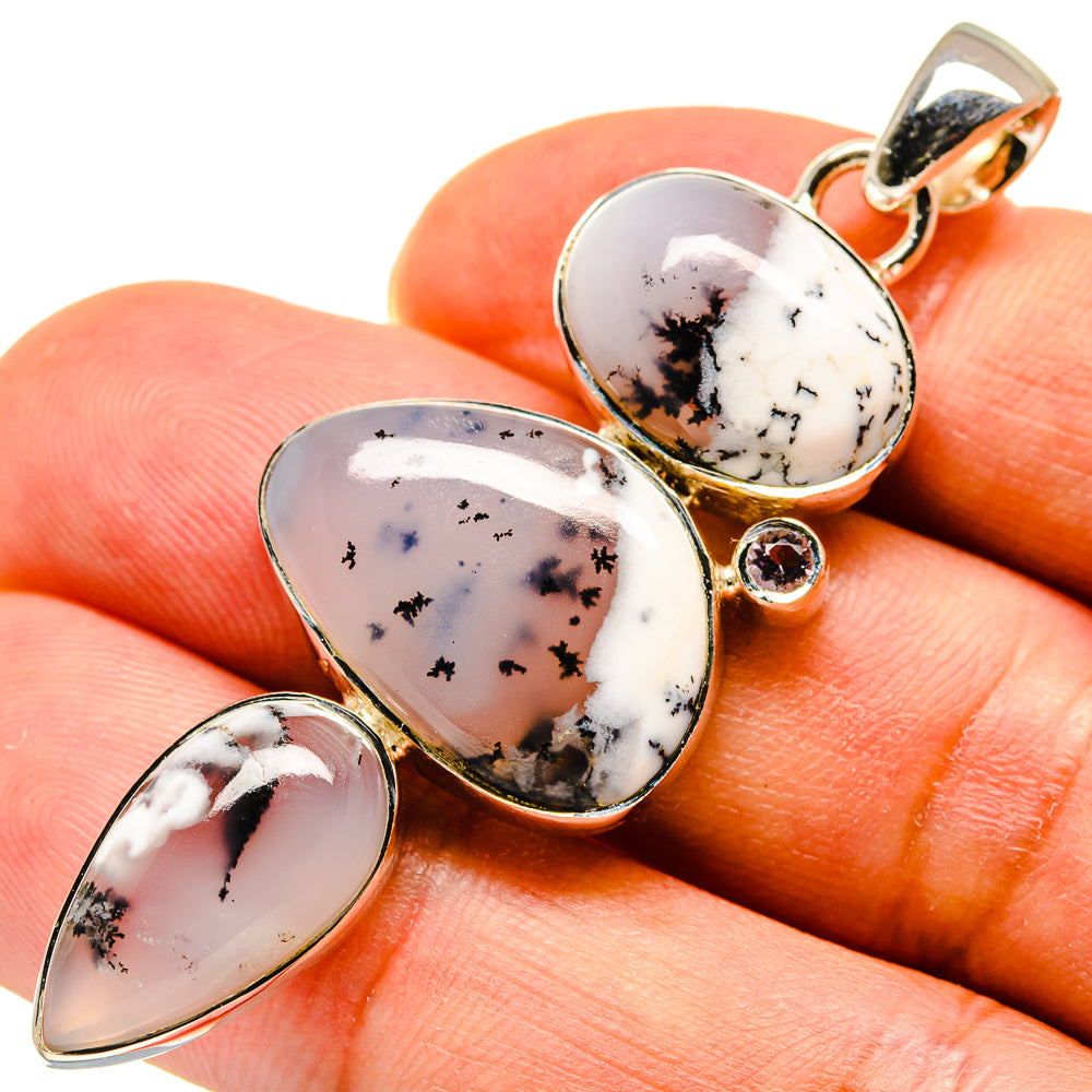 Dendritic Opal Pendants handcrafted by Anasilvercos - PD737778