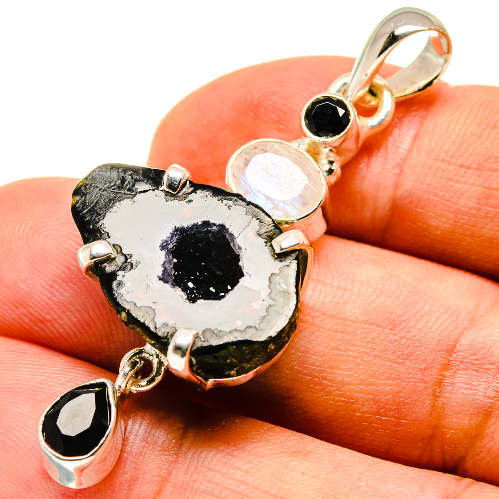 Coconut Geode Druzy Pendants handcrafted by Anasilvercos - PD737797