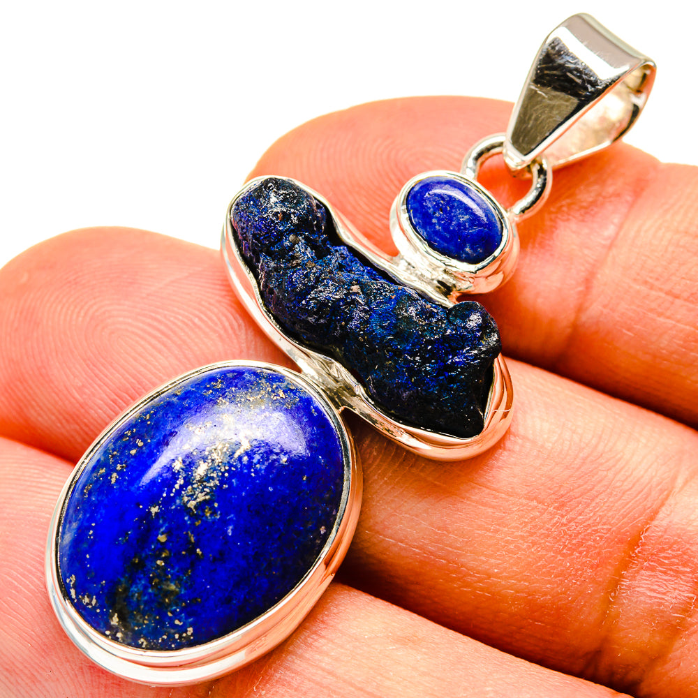 Lapis Lazuli Pendants handcrafted by Anasilvercos - PD737807