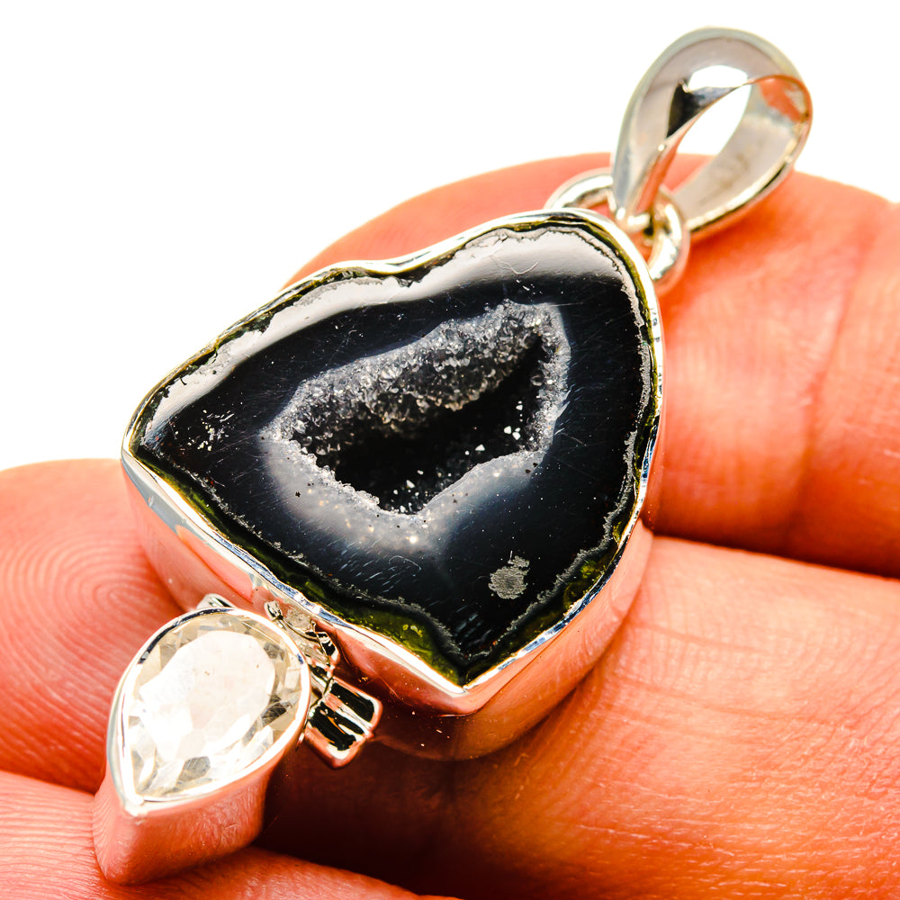 Coconut Geode Druzy Pendants handcrafted by Anasilvercos - PD737824
