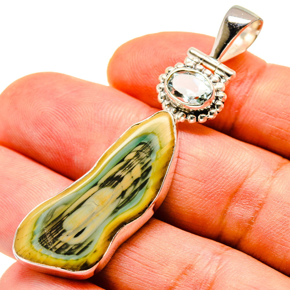 Willow Creek Jasper Pendants handcrafted by Anasilvercos - PD737918