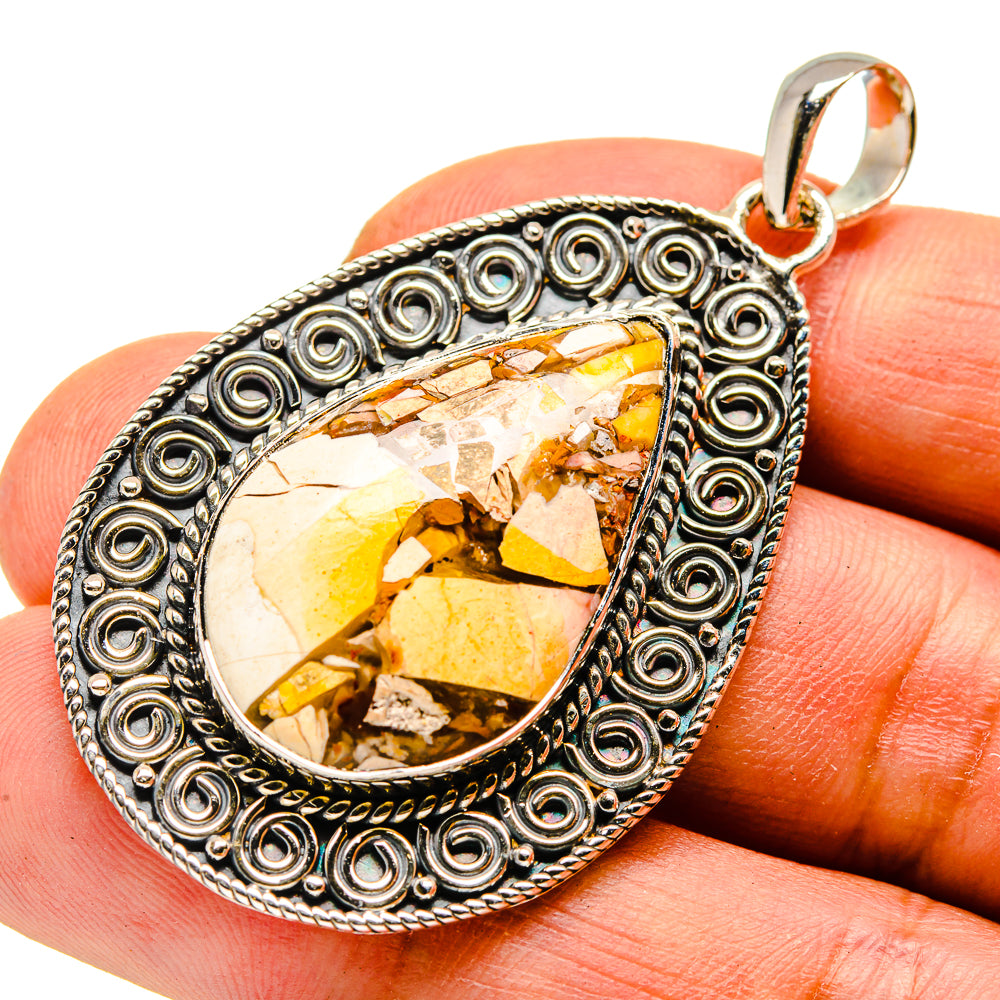 Brecciated Mookaite Pendants handcrafted by Anasilvercos - PD738037