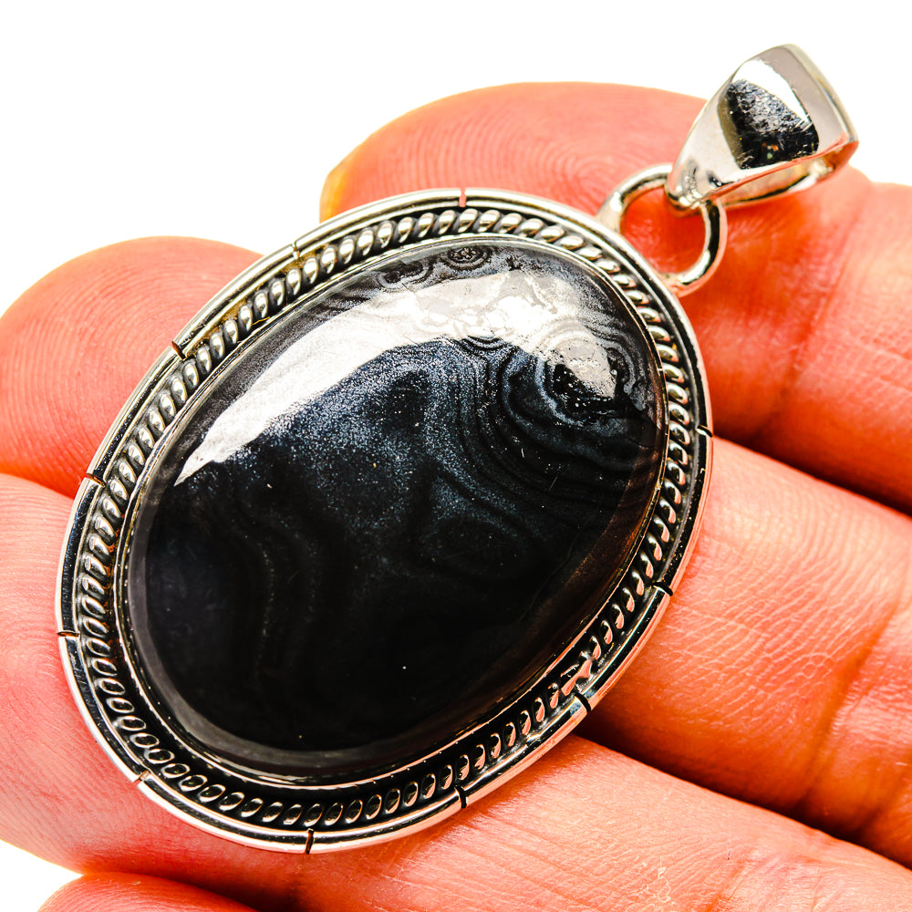 Psilomelane Pendants handcrafted by Anasilvercos - PD738477