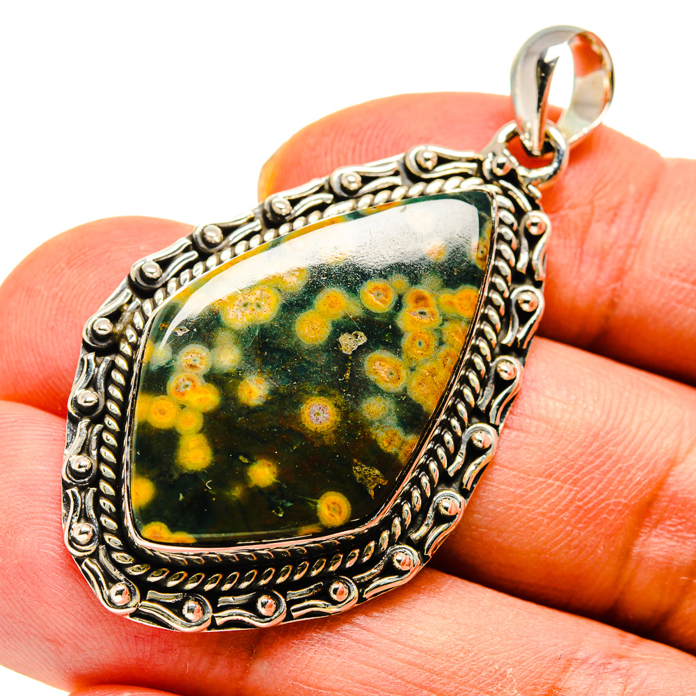 Ocean Jasper Pendants handcrafted by Anasilvercos - PD738486