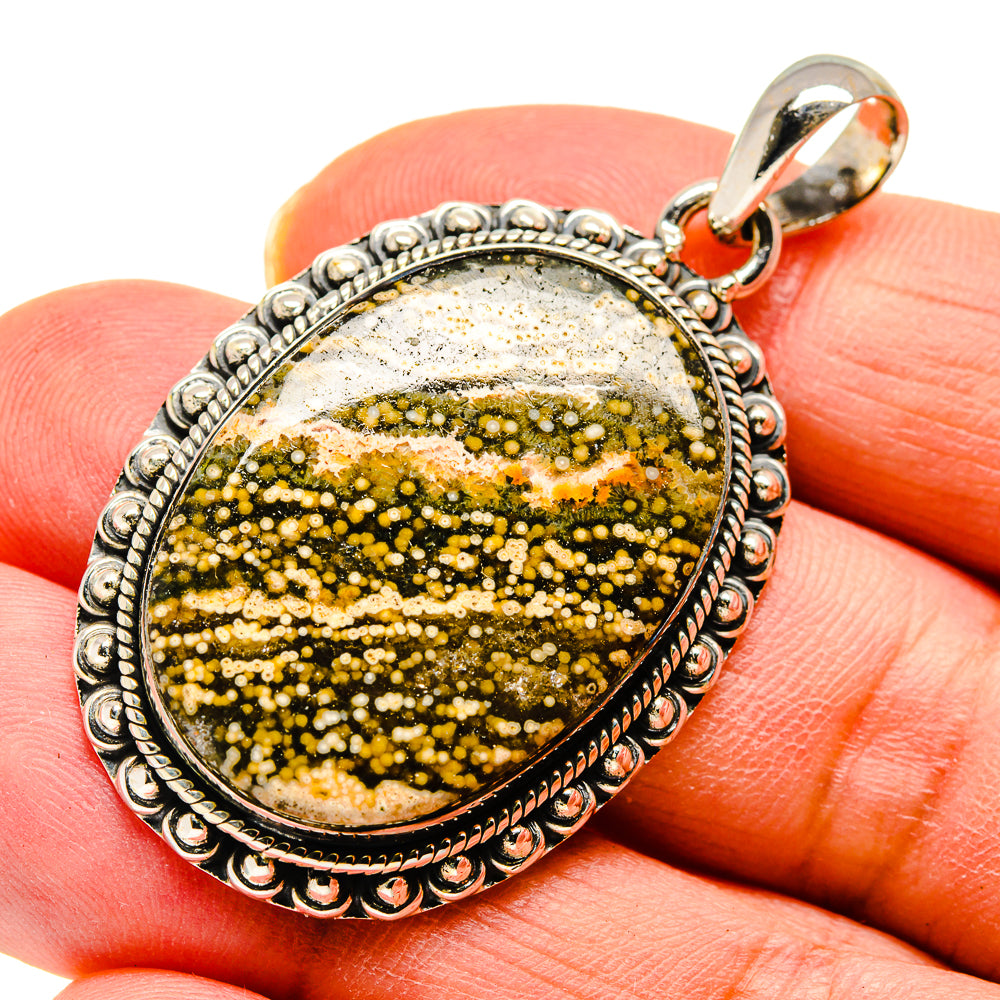 Ocean Jasper Pendants handcrafted by Anasilvercos - PD738617