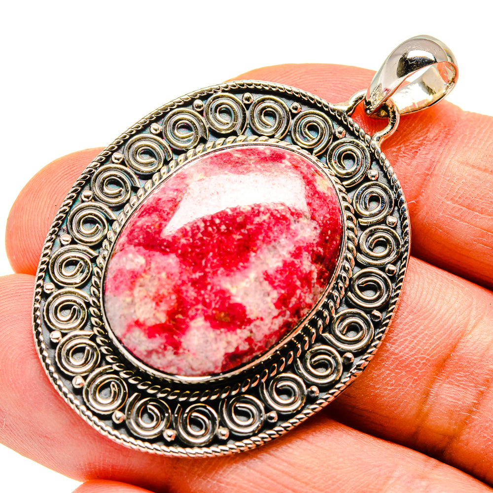 Thulite Pendants handcrafted by Anasilvercos - PD738651