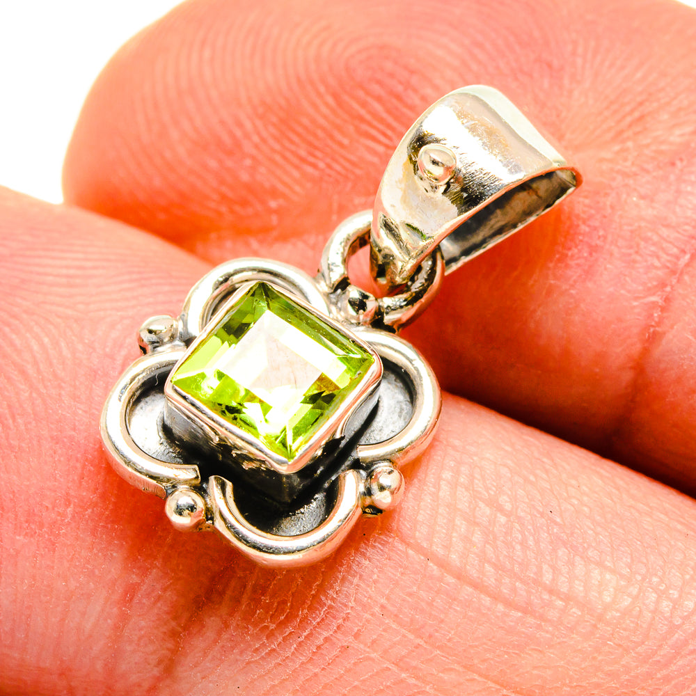 Peridot Pendants handcrafted by Anasilvercos - PD738888