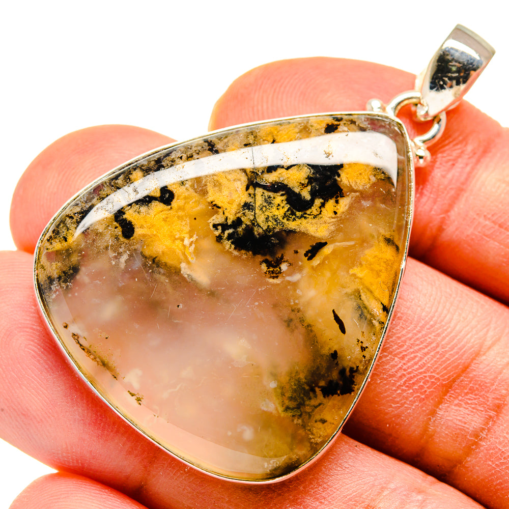 Plume Agate Pendants handcrafted by Anasilvercos - PD738960