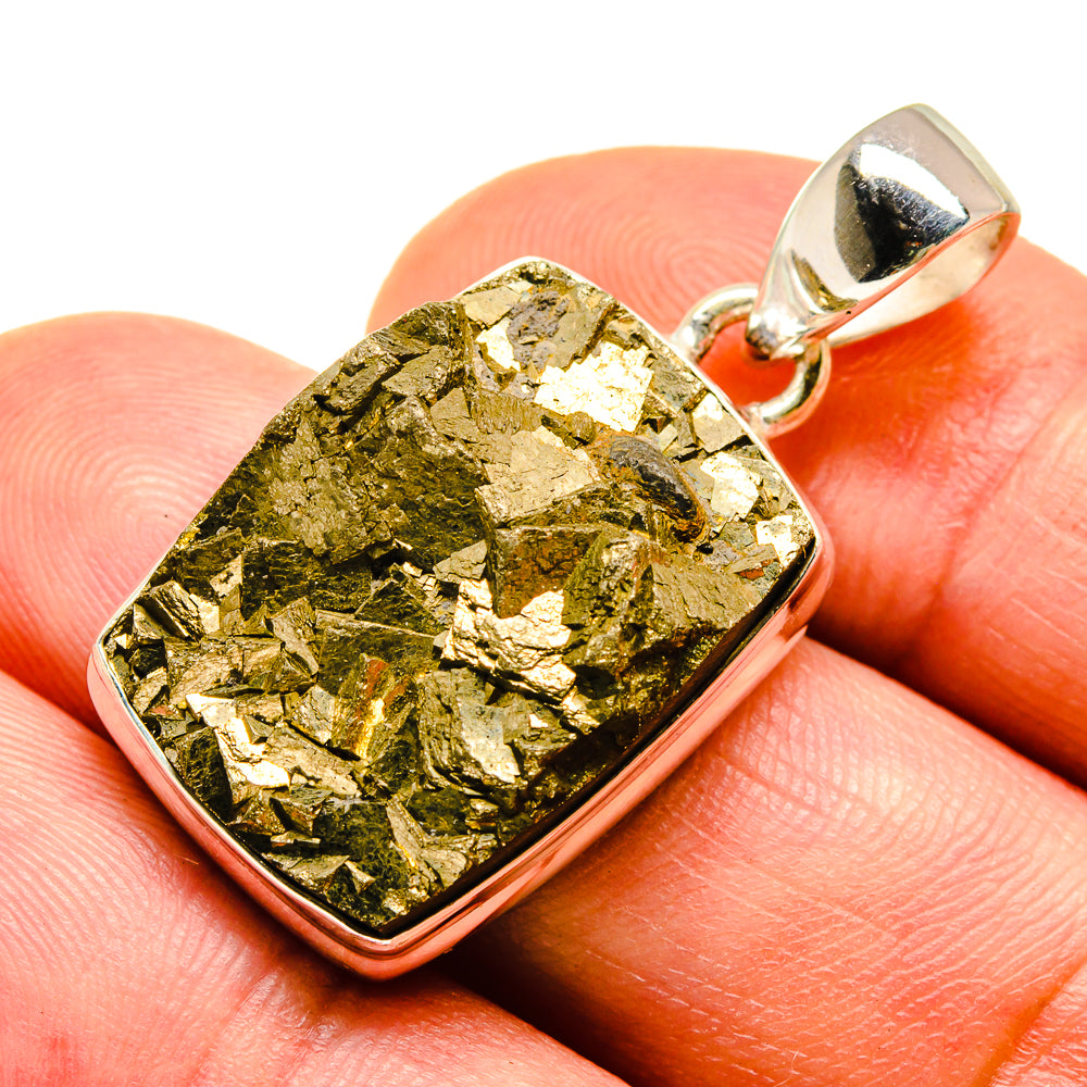 Pyrite Pendants handcrafted by Anasilvercos - PD739287