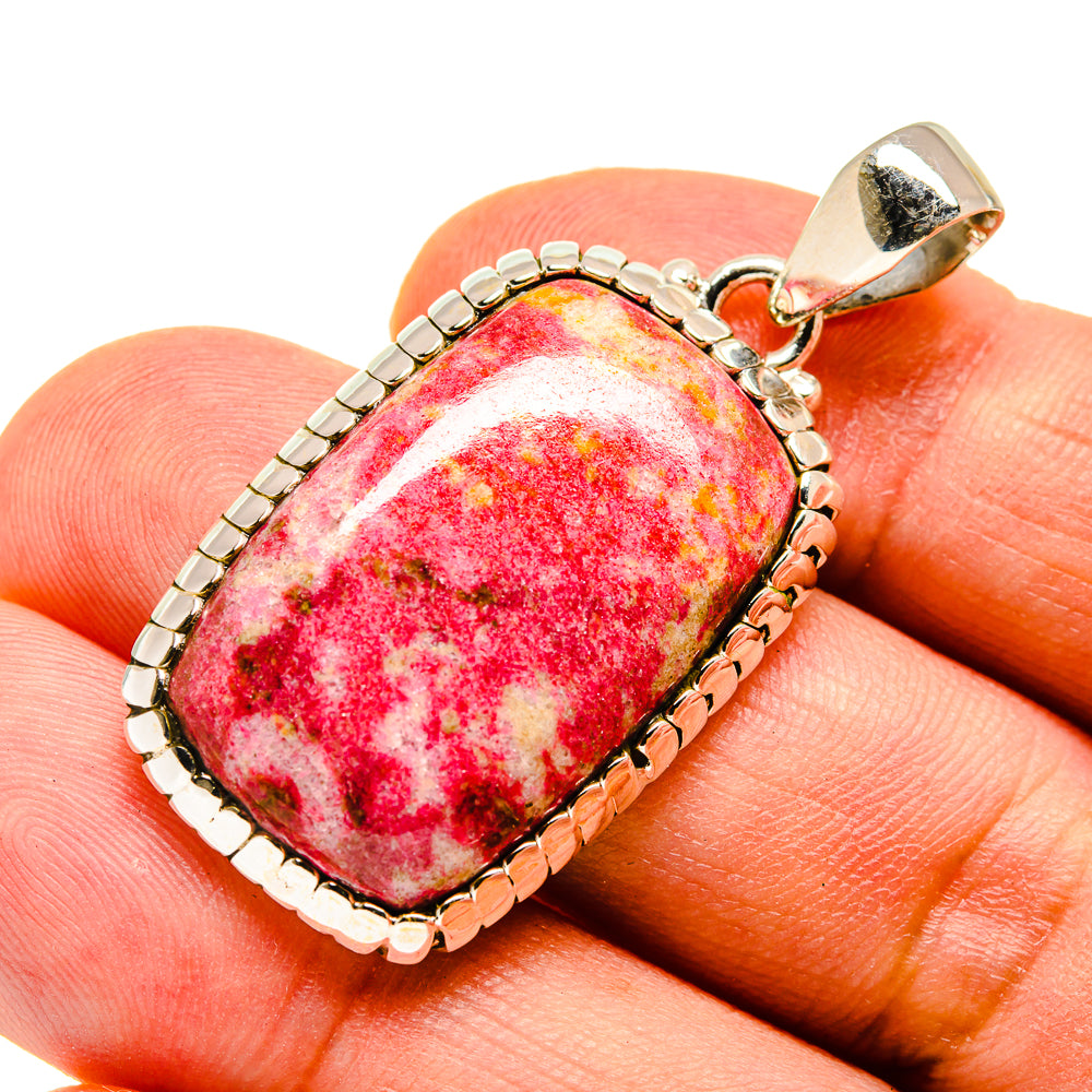Thulite Pendants handcrafted by Anasilvercos - PD739513