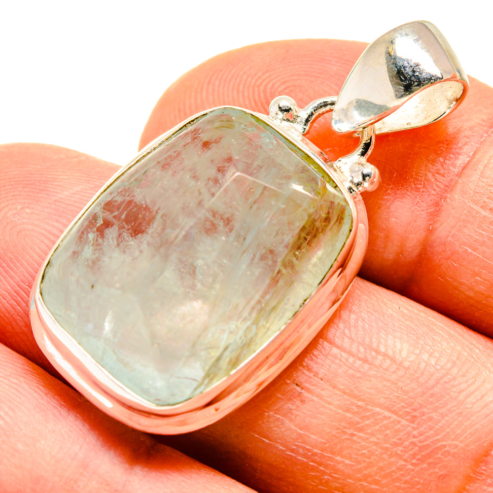 Prehnite Pendants handcrafted by Anasilvercos - PD739700