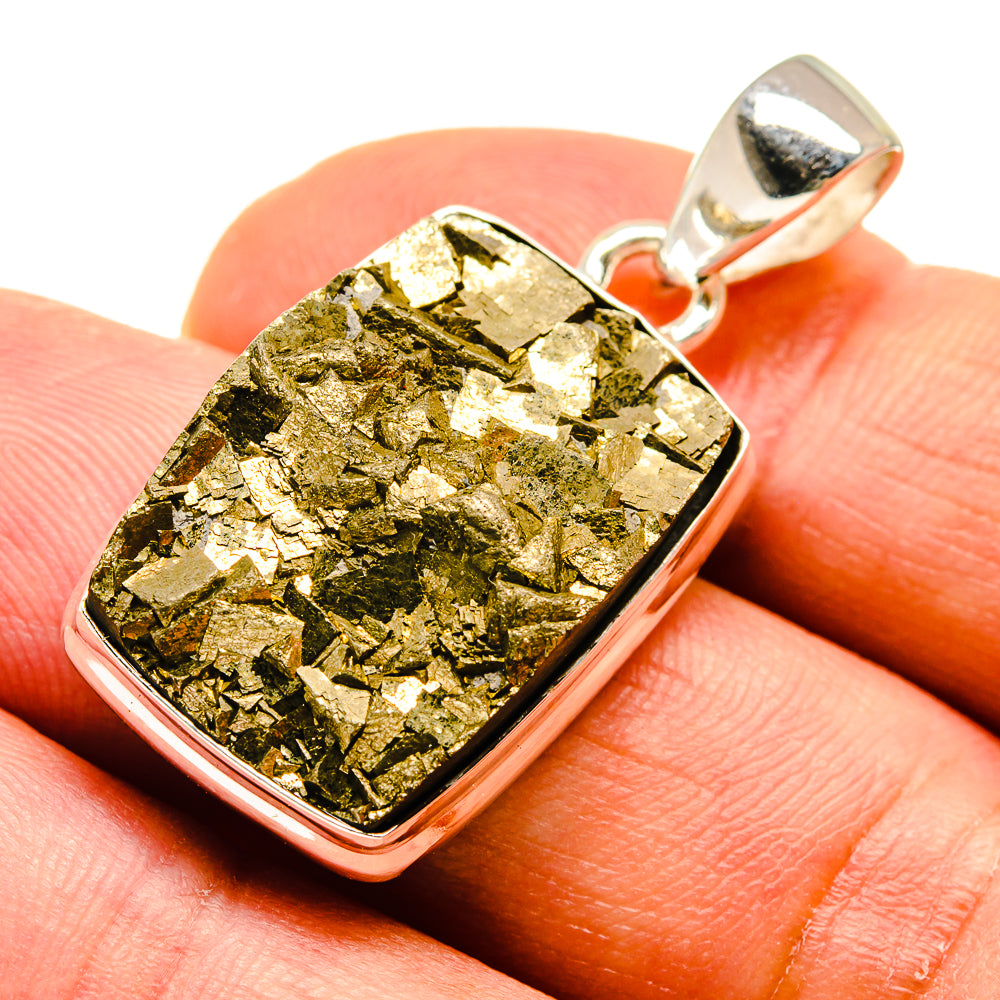 Pyrite Pendants handcrafted by Anasilvercos - PD739837