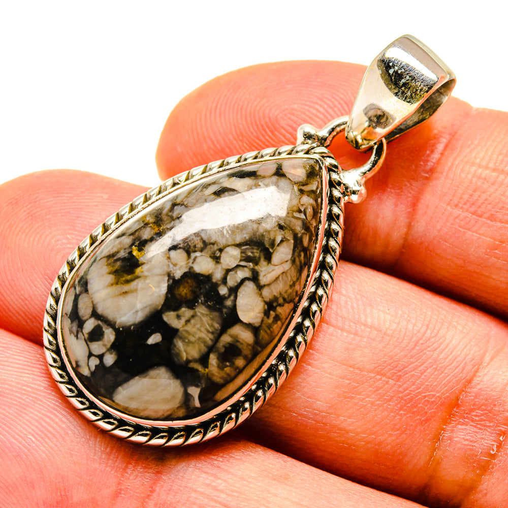Crinoid Fossil Pendants handcrafted by Anasilvercos - PD739842