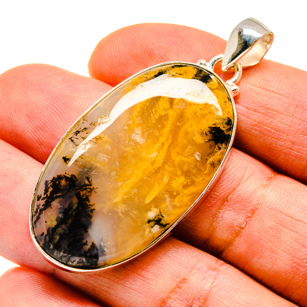Plume Agate Pendants handcrafted by Anasilvercos - PD739898