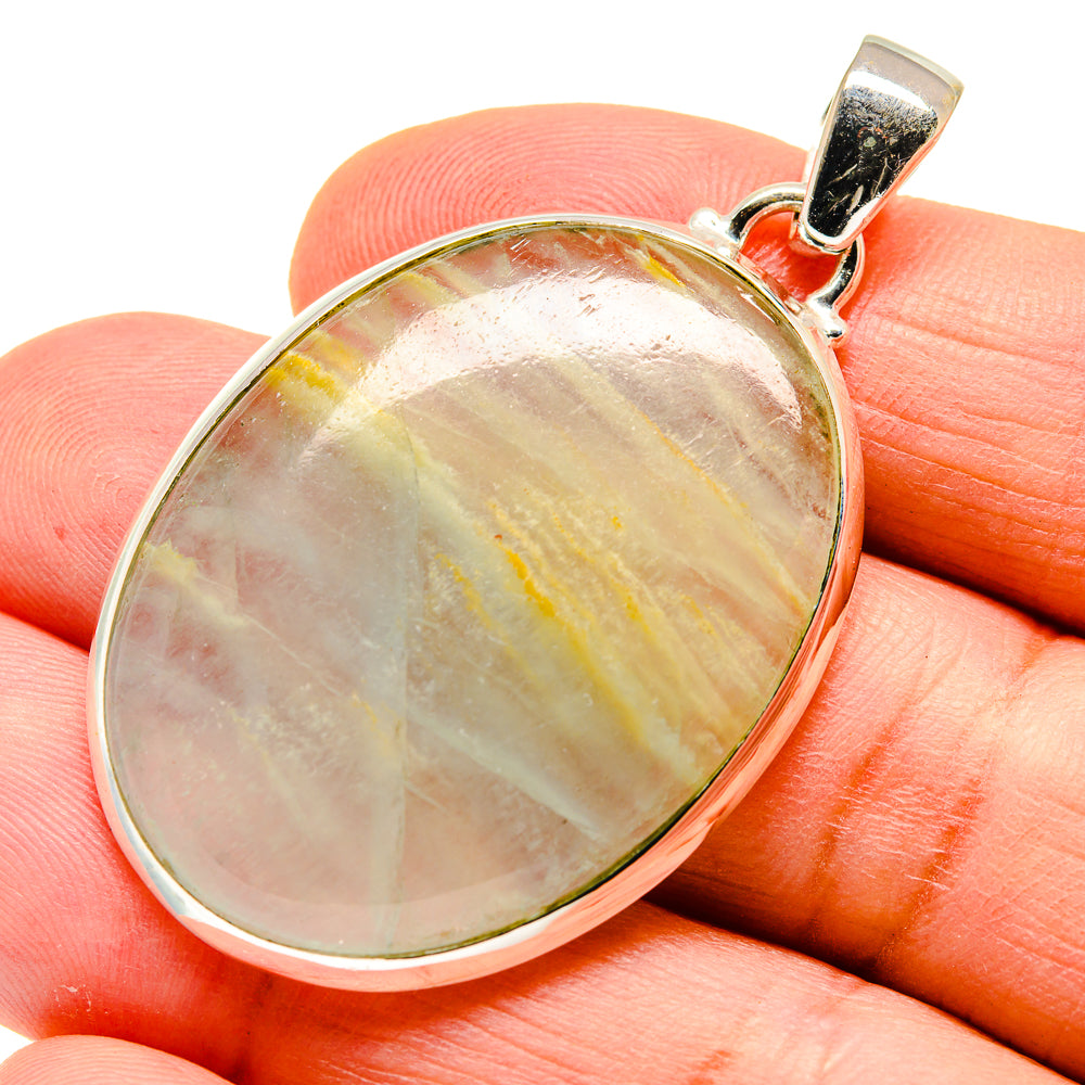 Prehnite Pendants handcrafted by Anasilvercos - PD739954