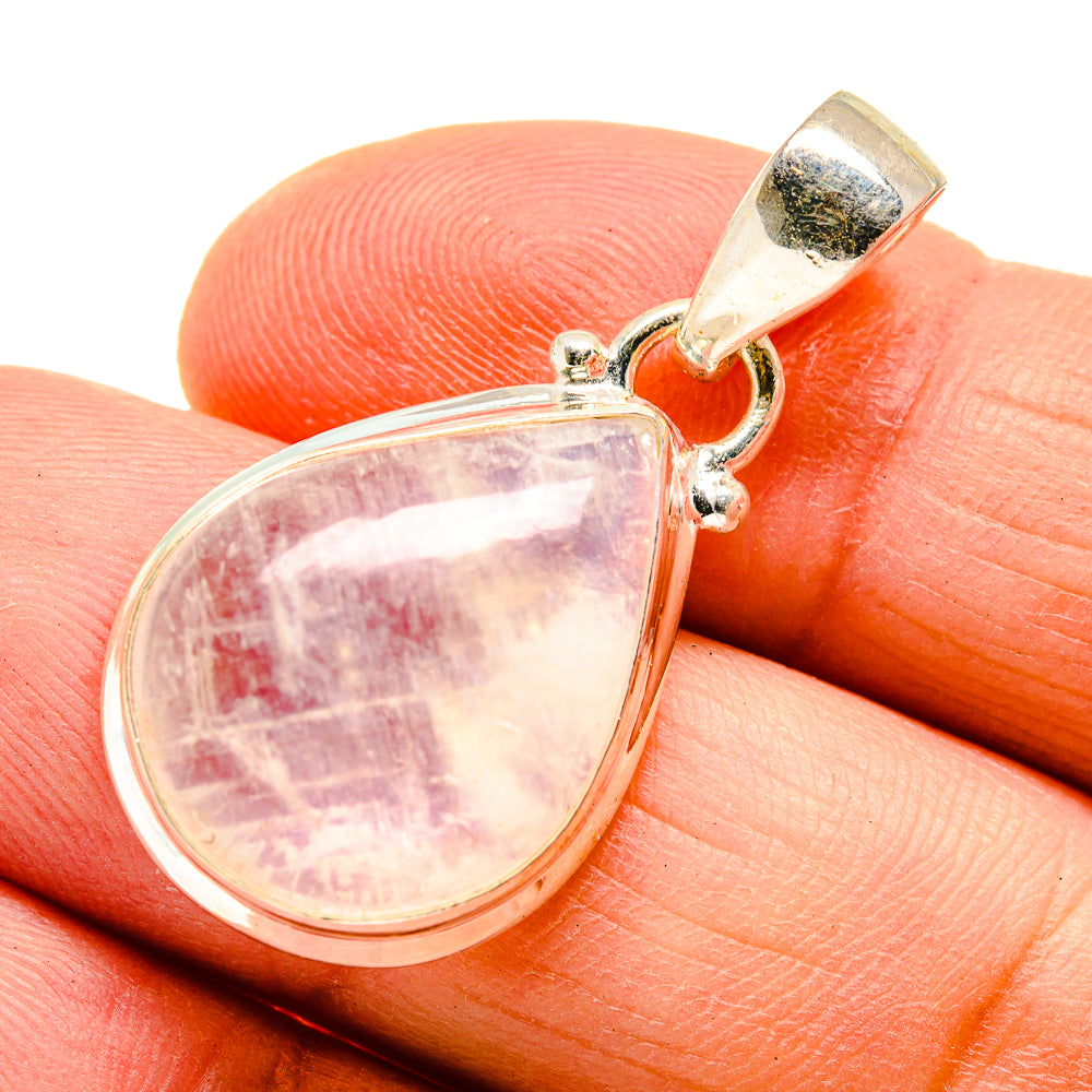 Rainbow Moonstone Pendants handcrafted by Anasilvercos - PD739993