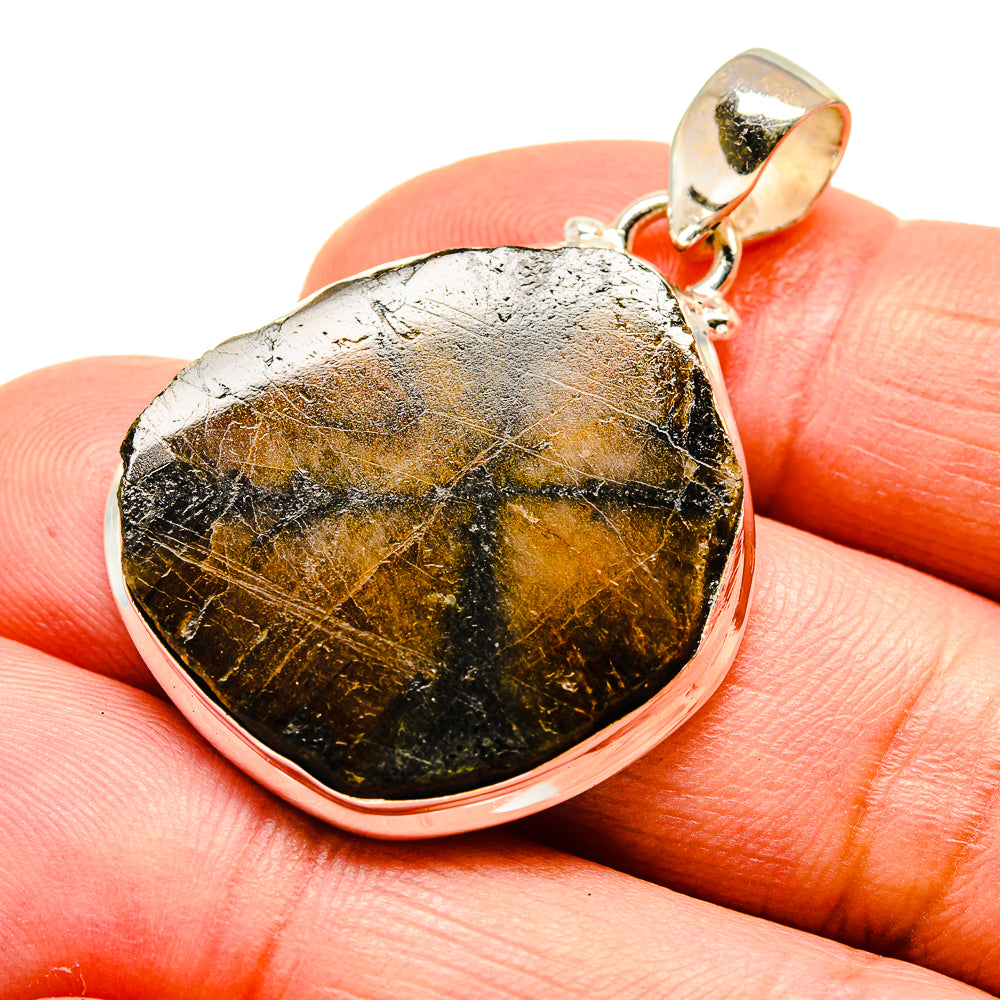 Chiastolite Pendants handcrafted by Anasilvercos - PD740084