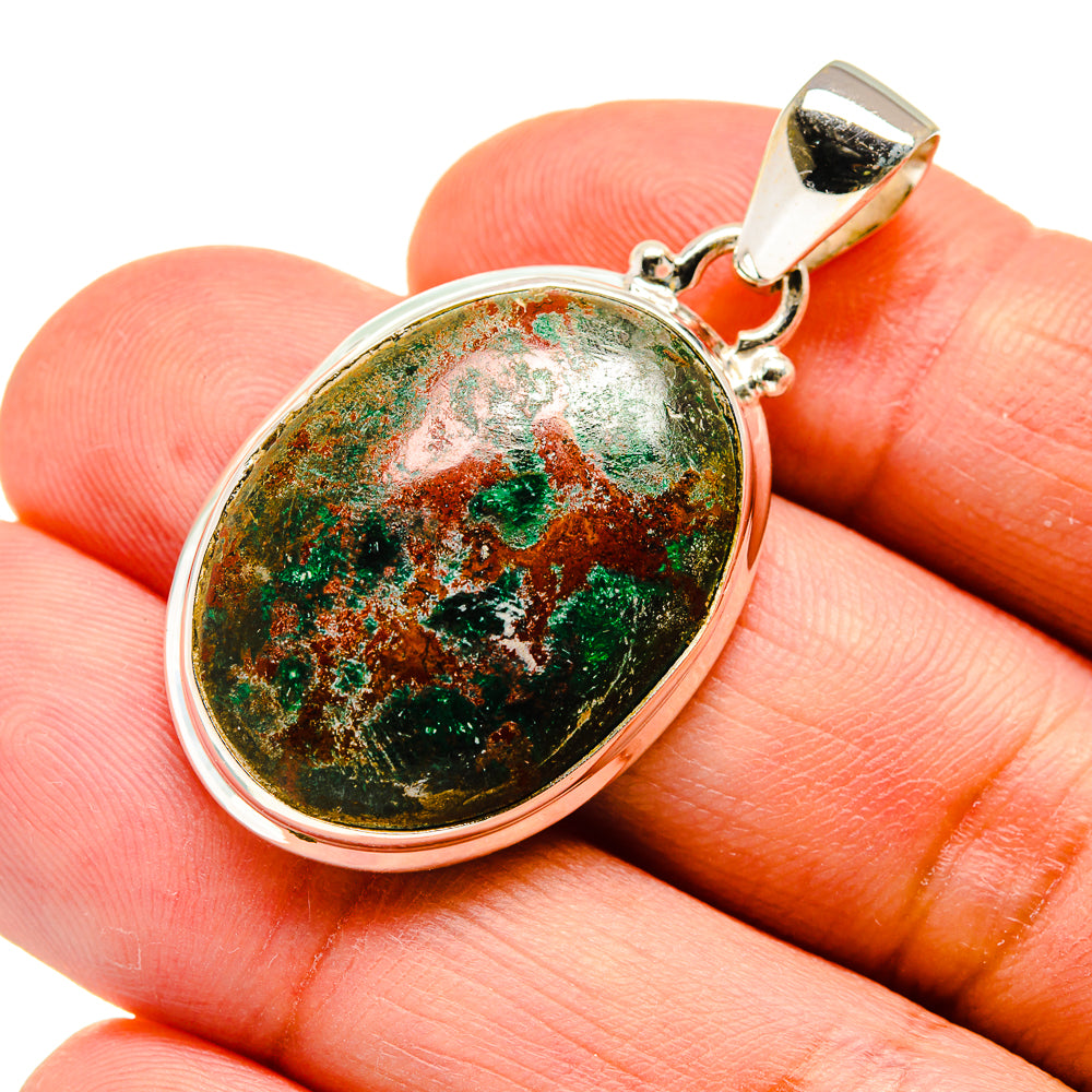 Chrysocolla Pendants handcrafted by Anasilvercos - PD740284
