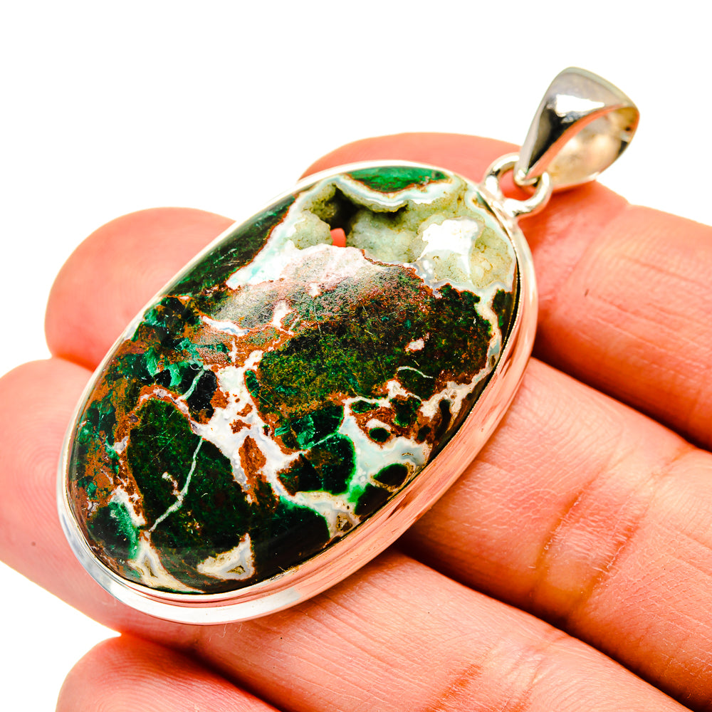 Chrysocolla Pendants handcrafted by Anasilvercos - PD740346