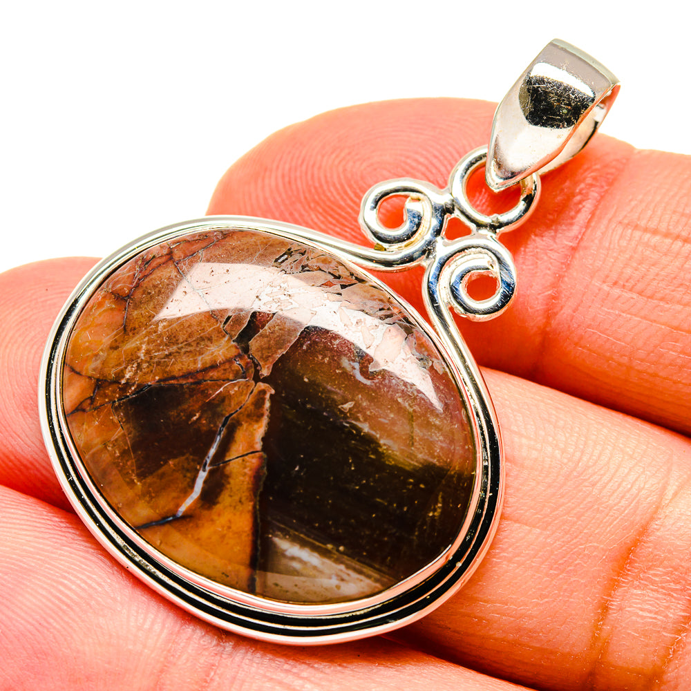 Butterfly Jasper Pendants handcrafted by Anasilvercos - PD740431