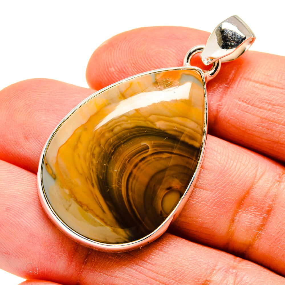 Willow Creek Jasper Pendants handcrafted by Anasilvercos - PD740496