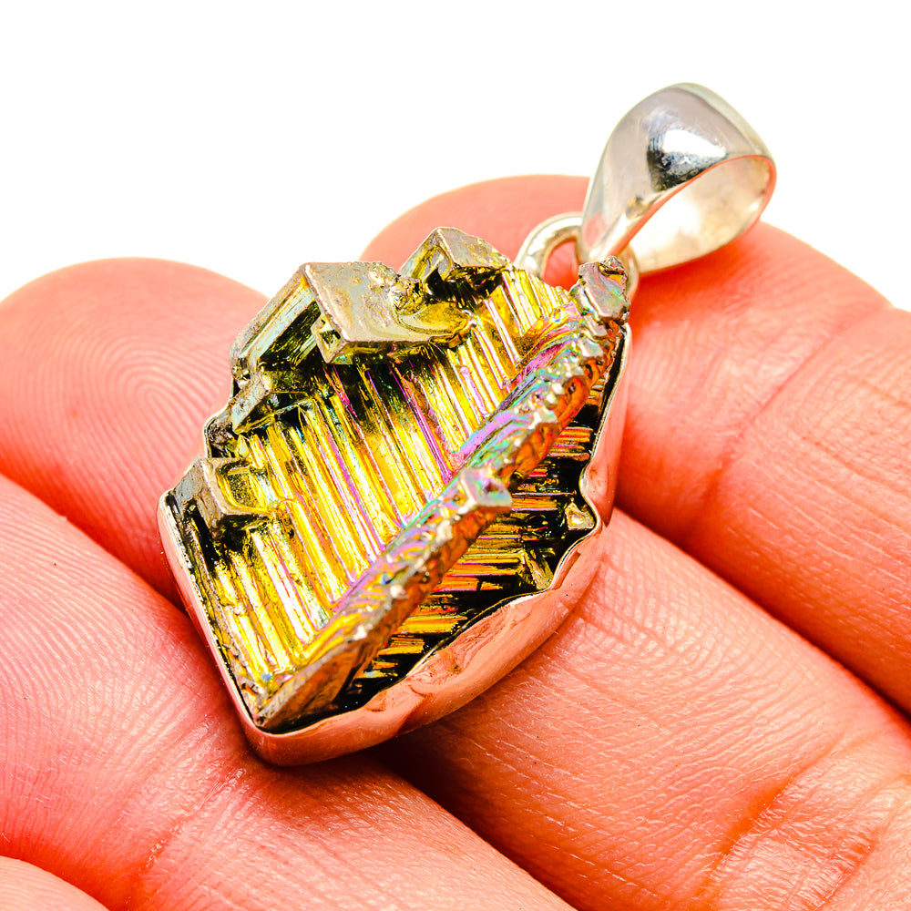 Bismuth Crystal Pendants handcrafted by Anasilvercos - PD740587