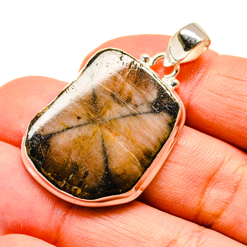 Chiastolite Pendants handcrafted by Anasilvercos - PD740724