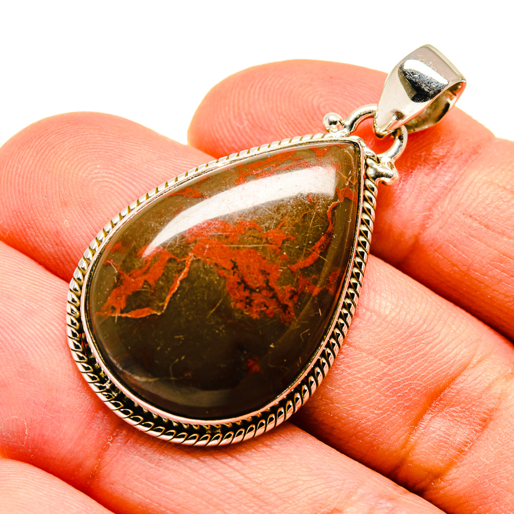 Red Jasper Pendants handcrafted by Anasilvercos - PD740731