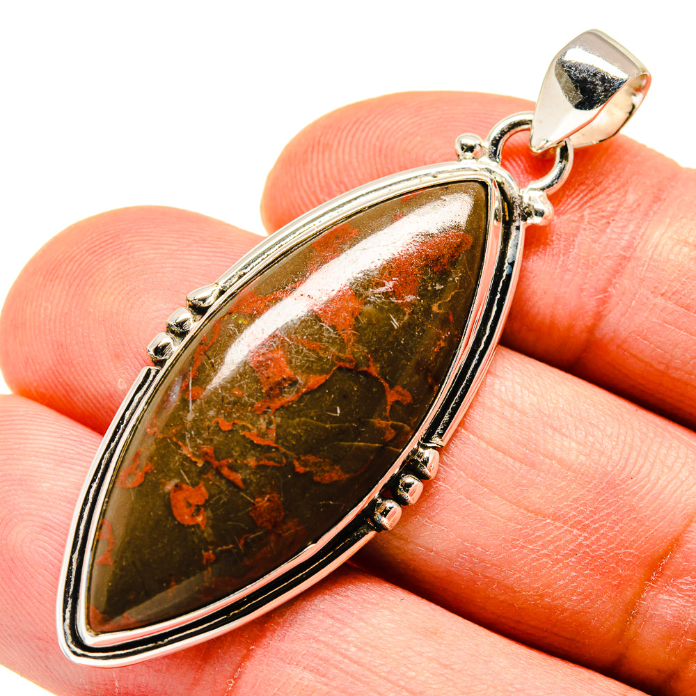 Red Jasper Pendants handcrafted by Anasilvercos - PD740803