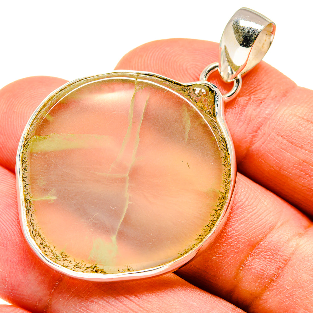 Prehnite Pendants handcrafted by Anasilvercos - PD740842