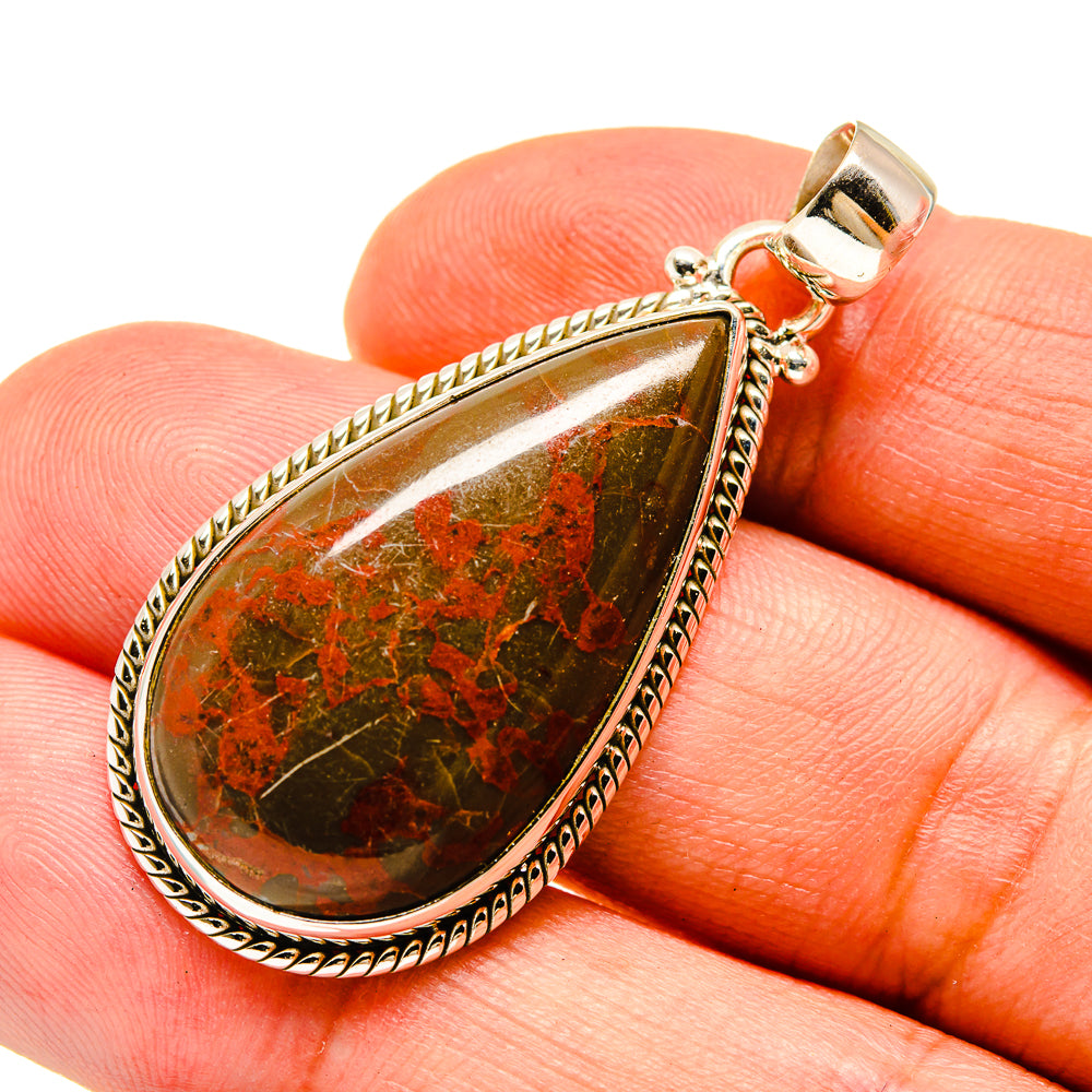 Red Jasper Pendants handcrafted by Anasilvercos - PD740925