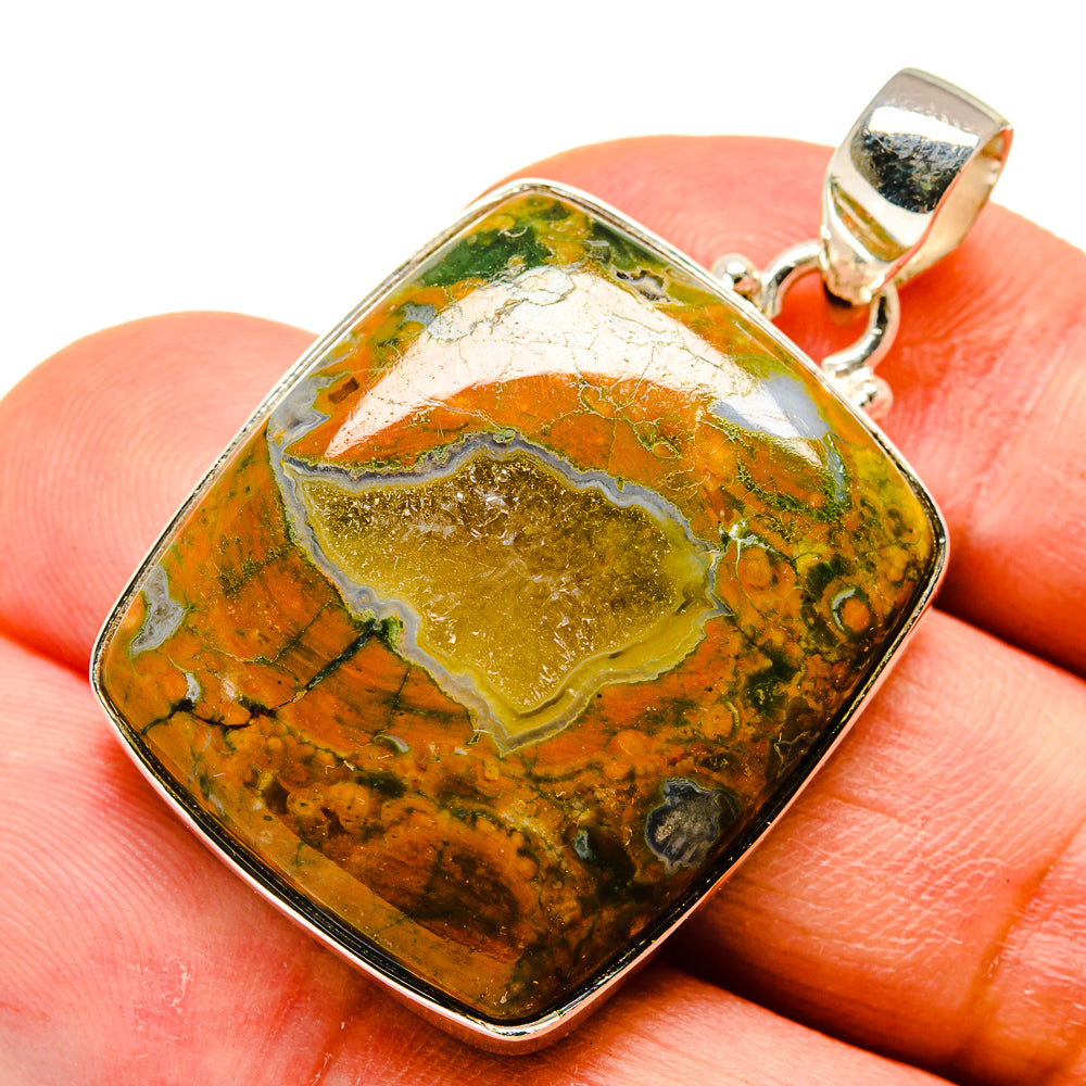 Rainforest Opal Pendants handcrafted by Anasilvercos - PD741016
