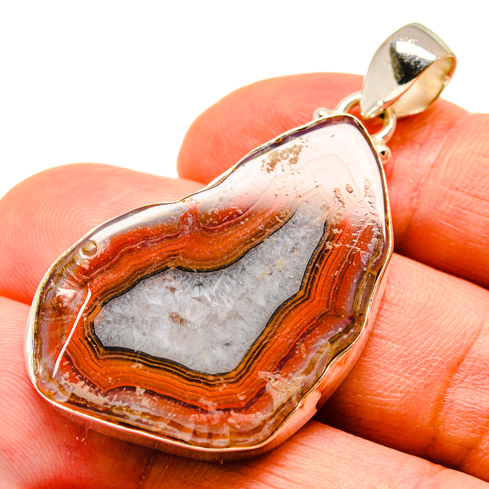 Agate Slice Pendants handcrafted by Anasilvercos - PD741086