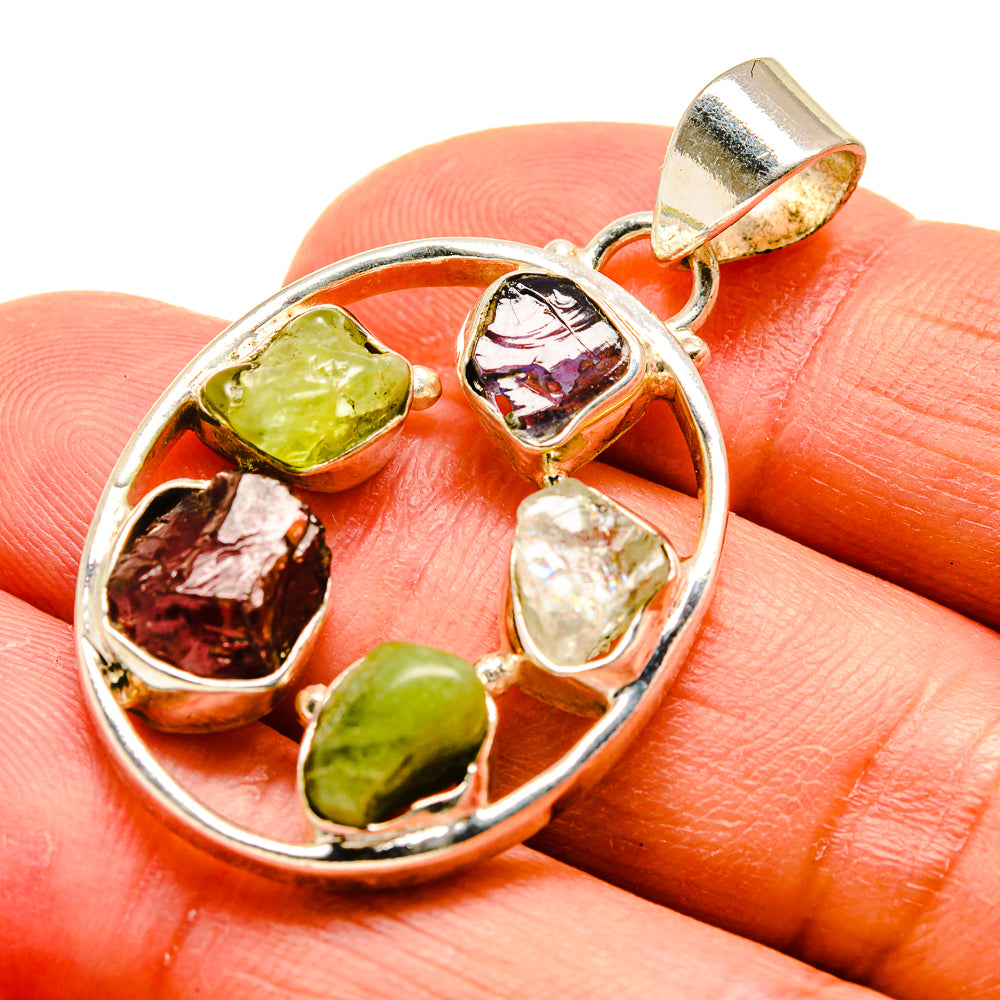 Garnet Pendants handcrafted by Anasilvercos - PD741175