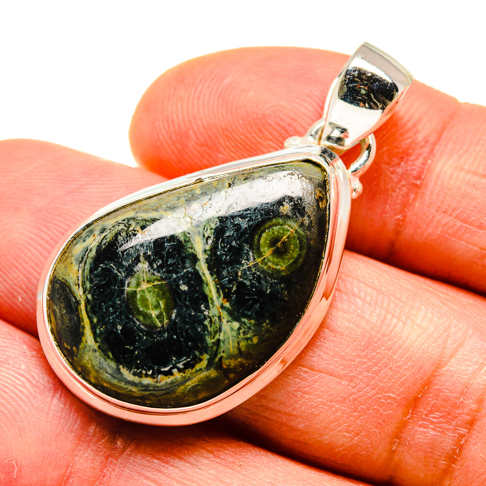 Kambaba Jasper Pendants handcrafted by Anasilvercos - PD741184
