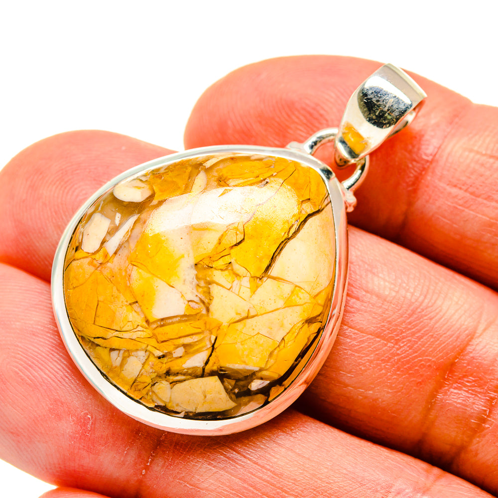Brecciated Mookaite Pendants handcrafted by Anasilvercos - PD741200