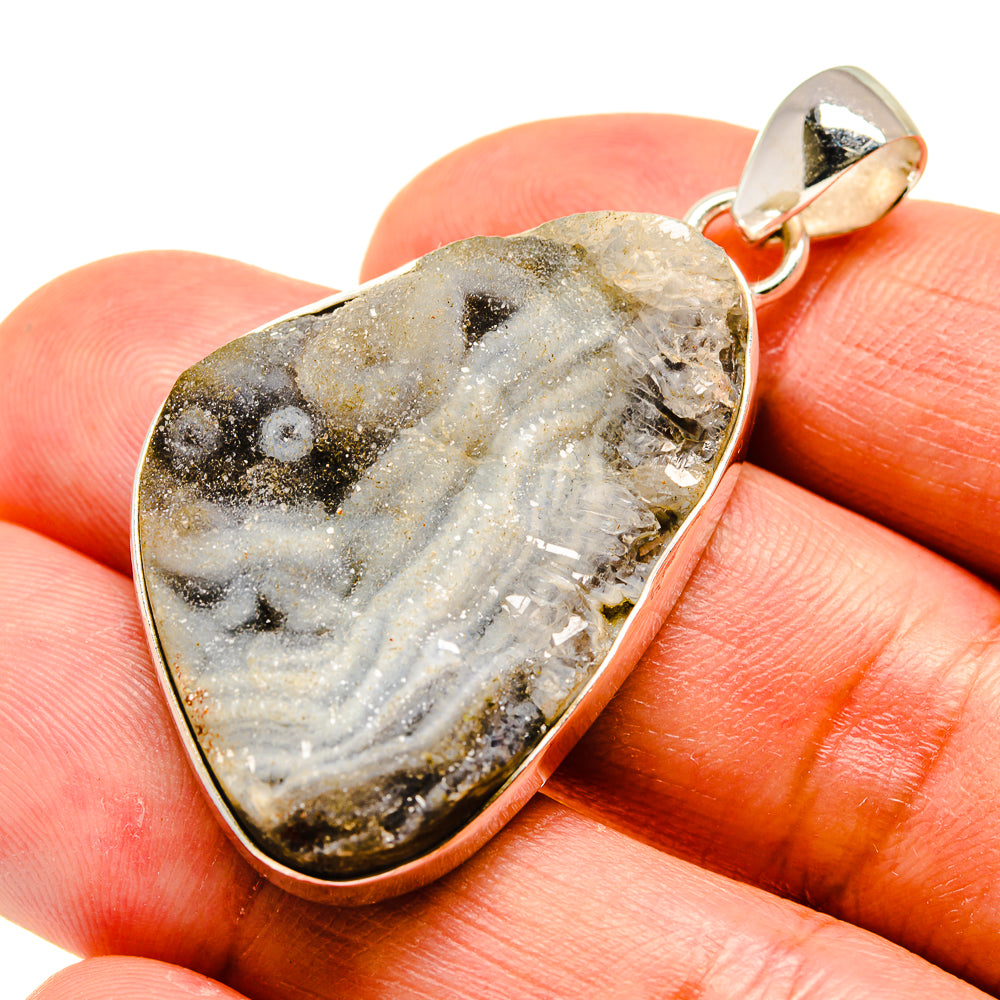 Desert Druzy Pendants handcrafted by Anasilvercos - PD741272