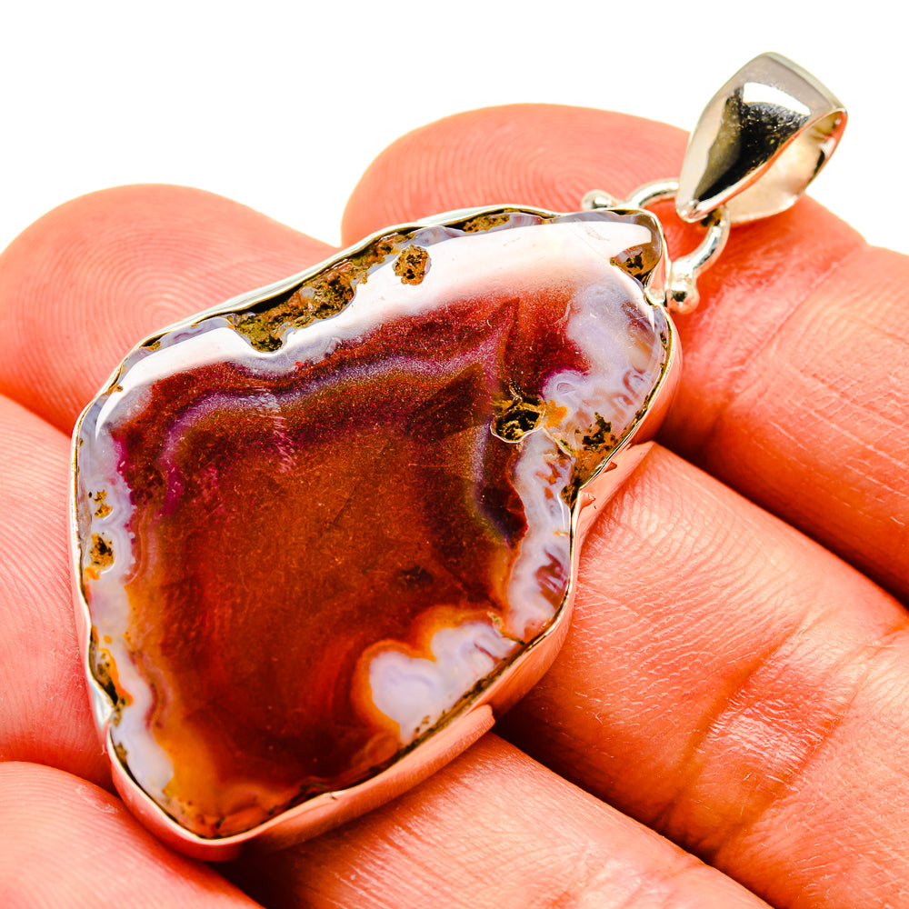 Agate Slice Pendants handcrafted by Anasilvercos - PD741280