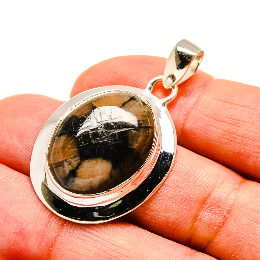 Chiastolite Pendants handcrafted by Anasilvercos - PD741337