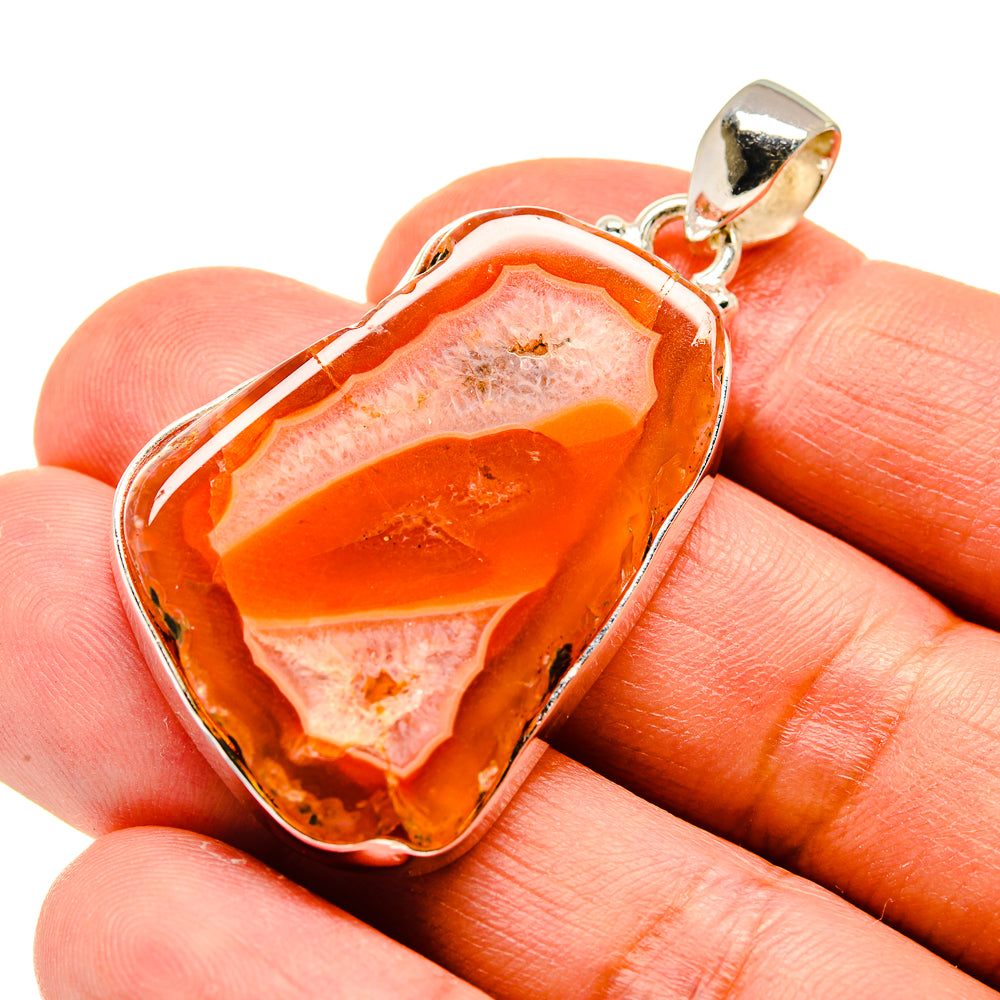 Agate Slice Pendants handcrafted by Anasilvercos - PD741446