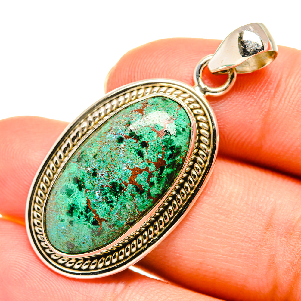 Tibetan Turquoise Pendants handcrafted by Anasilvercos - PD7417
