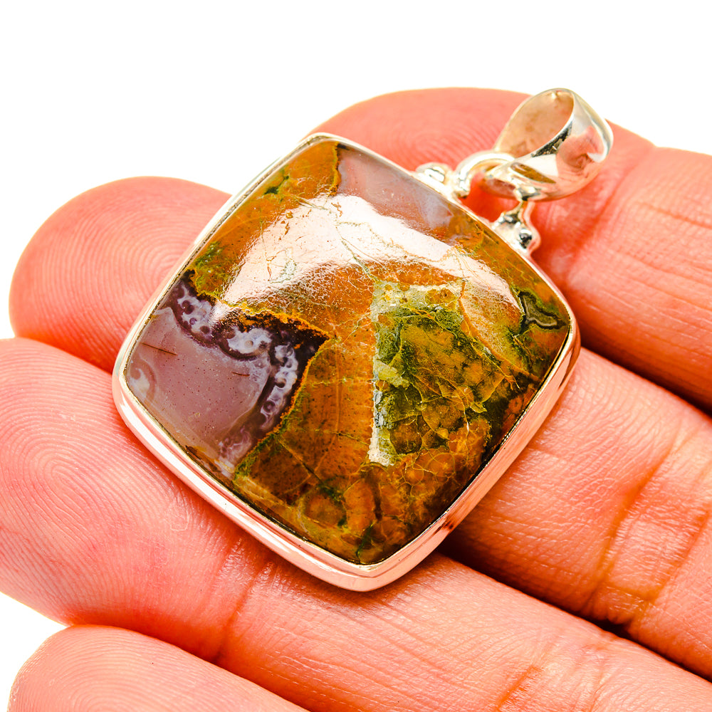 Rainforest Opal Pendants handcrafted by Anasilvercos - PD741808