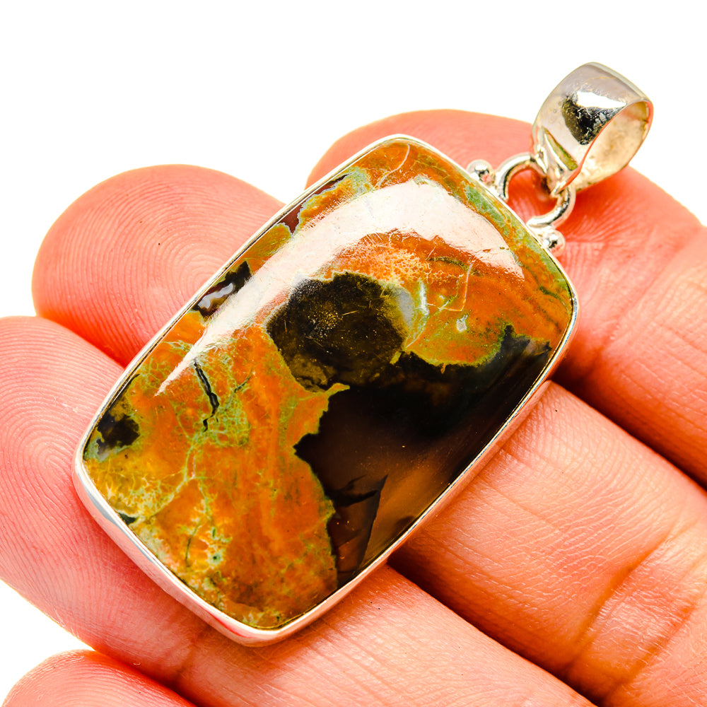 Rainforest Opal Pendants handcrafted by Anasilvercos - PD741831