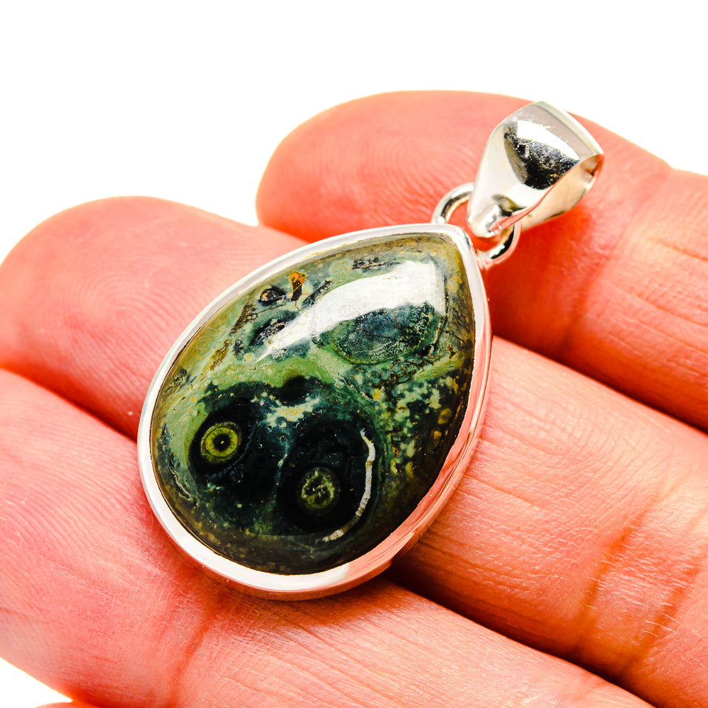 Kambaba Jasper Pendants handcrafted by Anasilvercos - PD741932