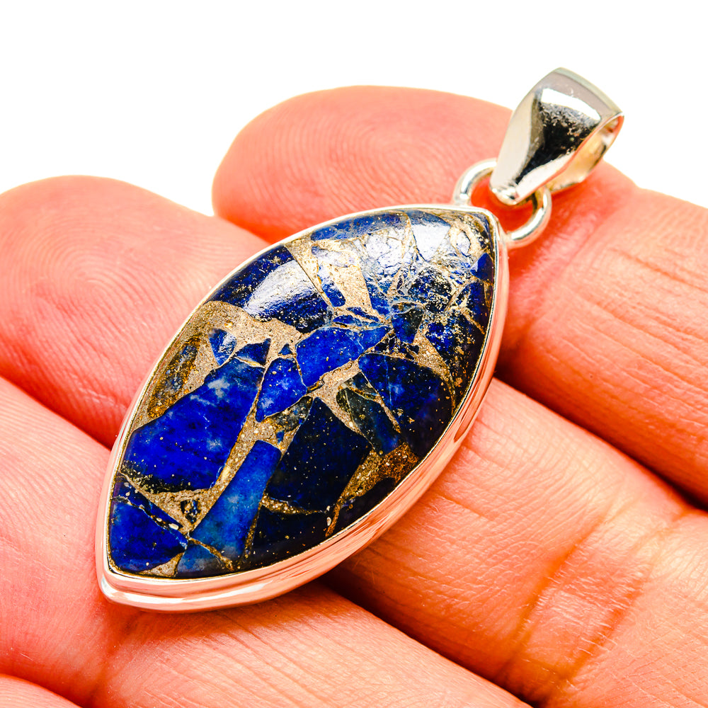 Copper Lapis Lazuli Pendants handcrafted by Anasilvercos - PD741973