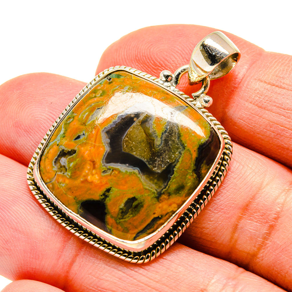 Rainforest Opal Pendants handcrafted by Anasilvercos - PD741990