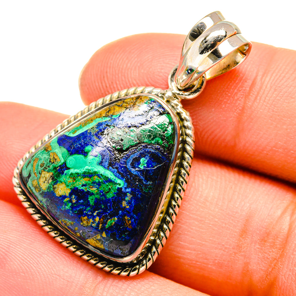 Azurite Pendants handcrafted by Anasilvercos - PD7420