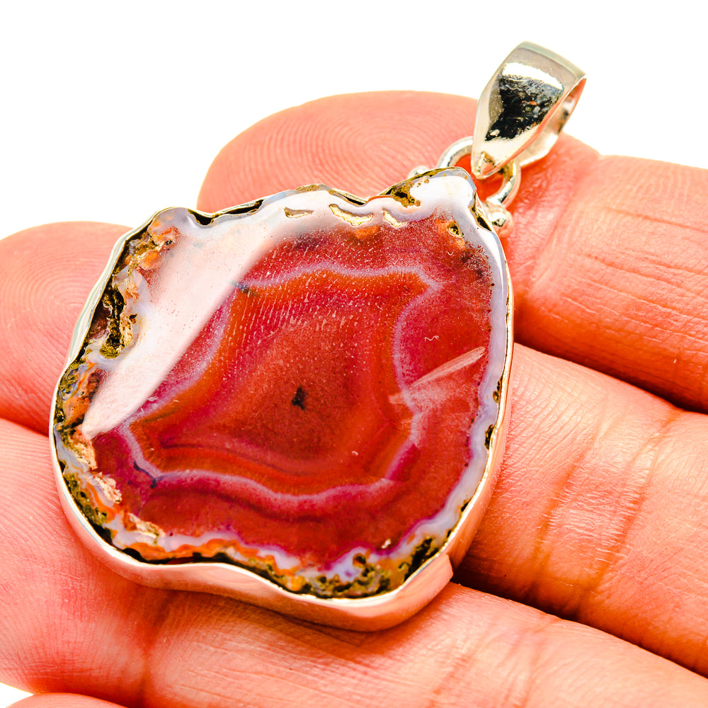 Agate Slice Pendants handcrafted by Anasilvercos - PD742039